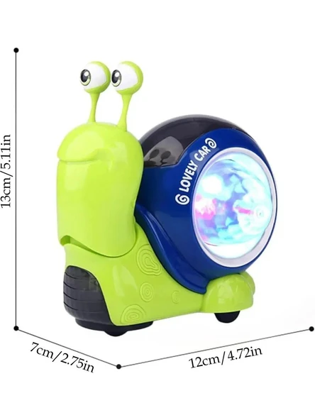 Miniklerin Yeni Oyun Arkadaşı: Pilli Müzikli Salyangoz! Pembe - Resim 5