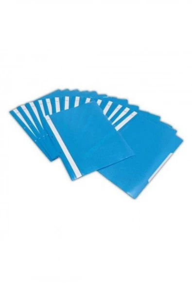 Umix A4 Telli Dosya 50'li Mavi 10'lu Paket (500 Adet) - 3