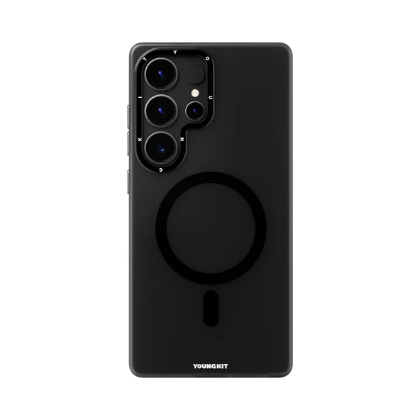 Galaxy S25 Ultra Kılıf M-safe Şarj Özellikli Youngkit Hidden Sand Serisi Kapak - 7