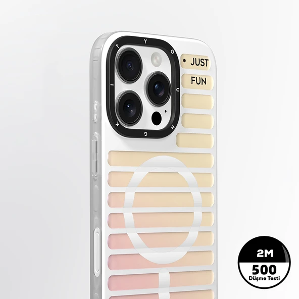 Apple iPhone 16 Pro Max Kılıf M-safe Şarj Özellikli Youngkit Geek Serisi Kapak - 6
