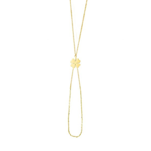 14k Altın Yonca Model Şahmeran - 3