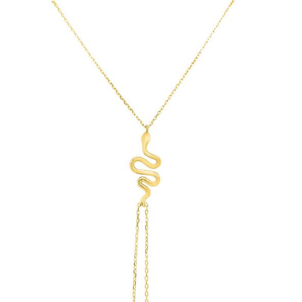 14k Altın Yılan Model Şahmeran
