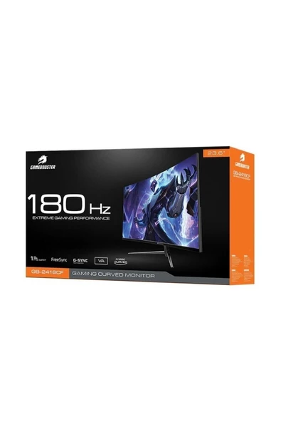 GameBooster GB-2418CF 23.6" 1 ms Full HD Curved 180 Hz Oyuncu Monitörü - 3