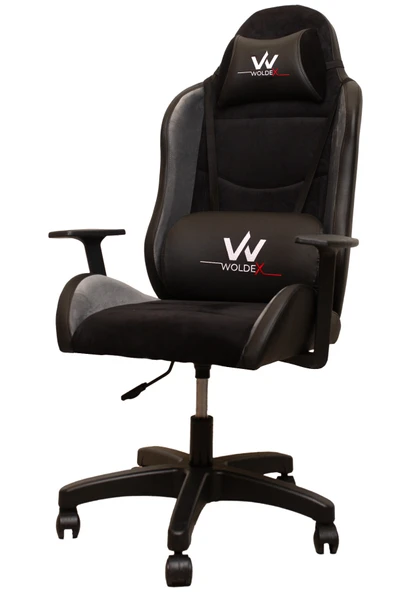Woldex Vivo Oyuncu Koltuğu Kumaş Siyah-Gri - 3