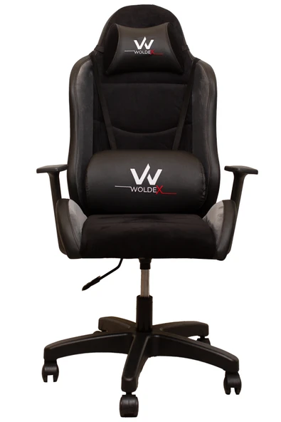 Woldex Vivo Oyuncu Koltuğu Kumaş Siyah-Gri - 2