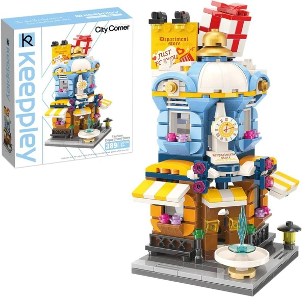 Keeppley City Corner C0105 Moda Mağazası Yapı Blokları Oyuncak Seti - 8