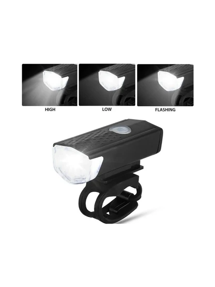 Forte Gt Bisiklet Işığı USB Şarjlı LED Ön Arka Set Xbyc 6116 - 4