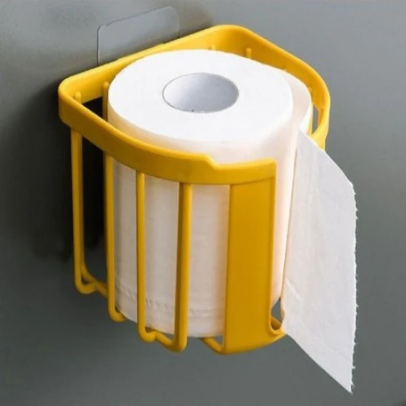 TİNEKE  WC Kağıdı İçin Pratik Kolay Monte Edilebilen Yapışkanlı Çok Fonksiyonlu  Banyo Organizeri - 8