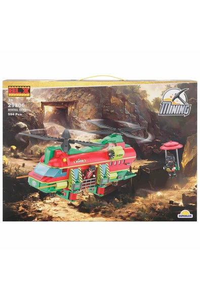 Minik Madenciler İçin Özel: Helikopterli Altın Keşfi Seti 594 Parça - 6