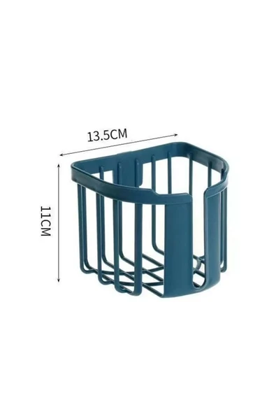 TİNEKE  WC Kağıdı İçin Pratik Kolay Monte Edilebilen Yapışkanlı Çok Fonksiyonlu  Banyo Organizeri - 7