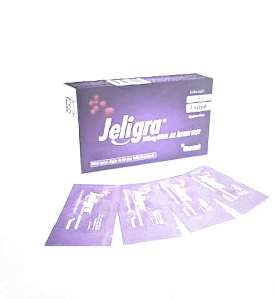 Jeligra 100 mg Oral Jel, Yetişkin Erkekler İçin, 4 Saşe