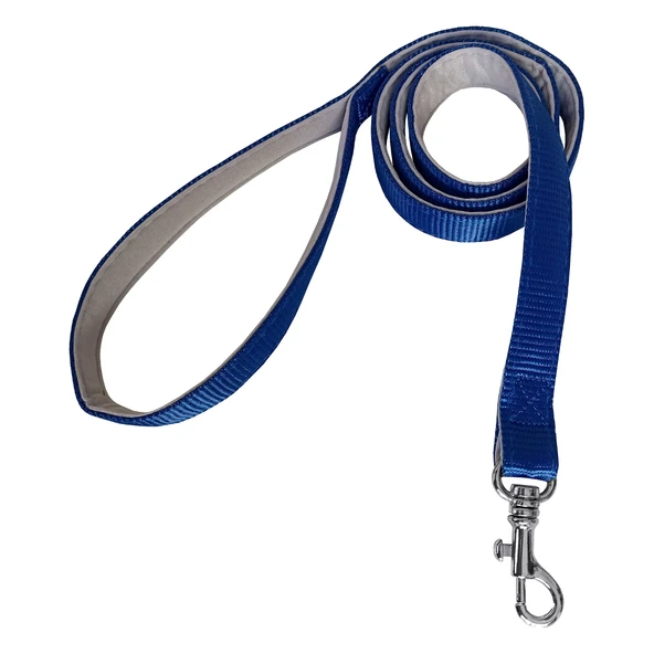 Gezdirme Kayışlı Dokuma Köpek Göğüs Tasma Seti 32*47-110 cm Mavi - 3