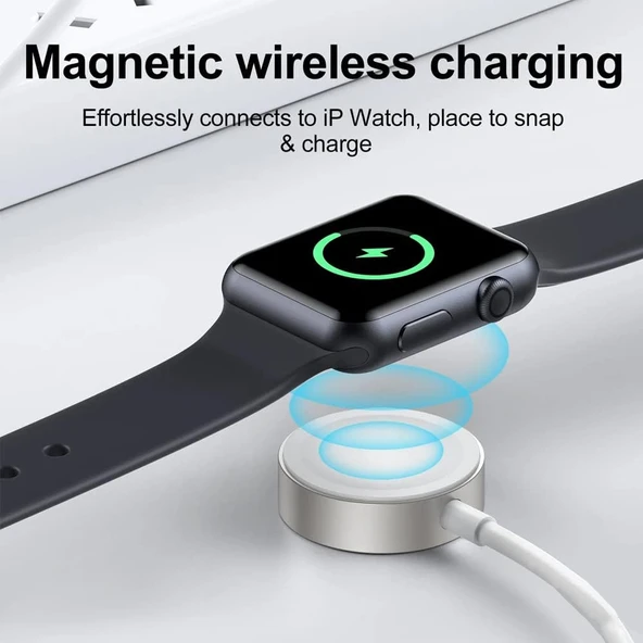 Newface APR54 Apple Watch Uyumlu Manyetik Şarj Kablosu - 3