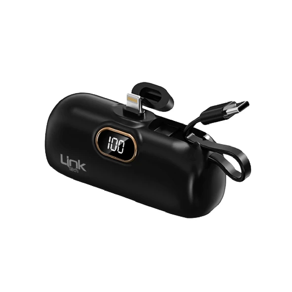 LinkTech EP54 4800 mAh Lightning Dock Stant Type-C Kablolu Mini Powerbank - 3