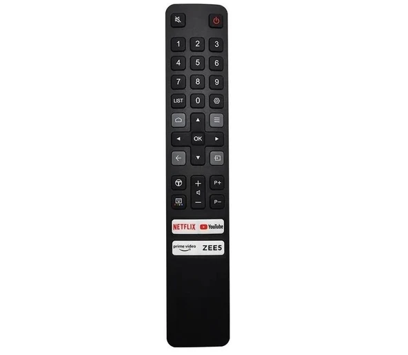 Tcl 98P755 İle Uyumlu Smart Tv Kumanda-Mikrofonsuz