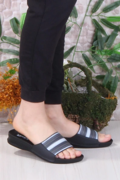 Ceyo 9942-8 Siyah Rahat Ortapedik Kadın Terlik ürün görseli