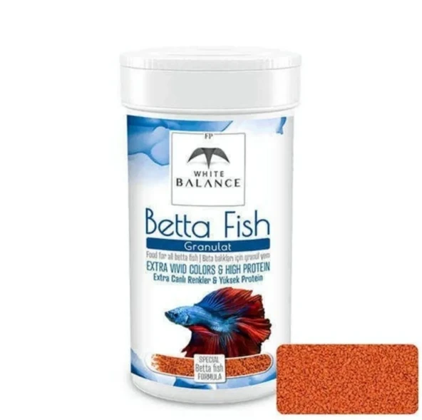 White Balance Betta Fish Granules 100 ml