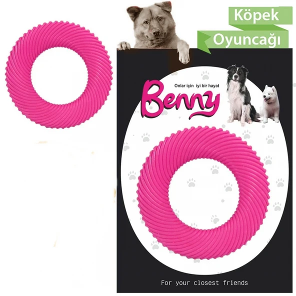 Benny Köpek Oyuncağı Yuvarlak 9,5 cm Pembe - 2