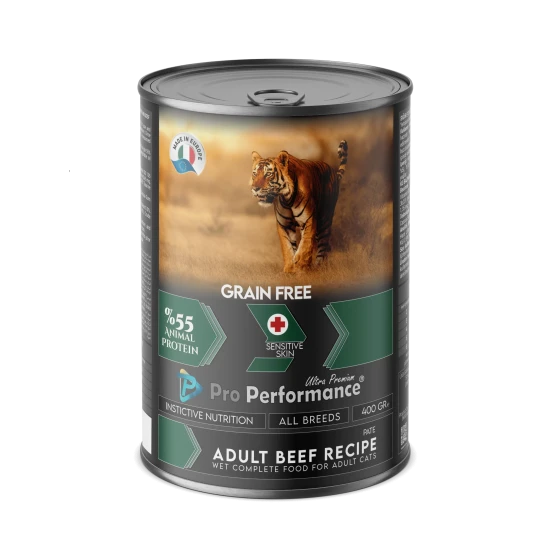 Pro Performance Tahılsız Ezme Sığır Etli Kedi Konserve maması 400 gr