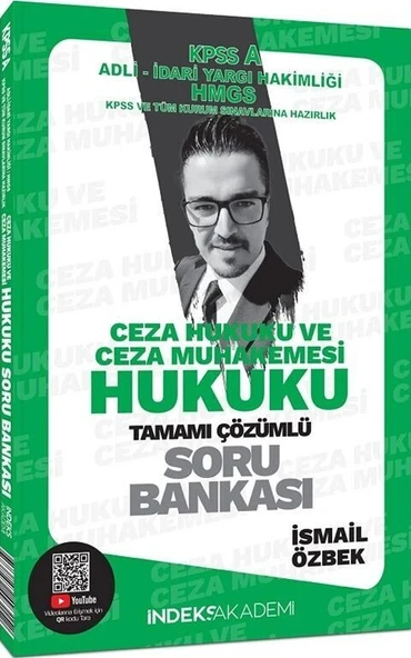 2025 KPSS A Grubu Ceza Hukuku ve Ceza Muhakemesi Hukuku Soru Bankası Çözümlü İndeks Akademi