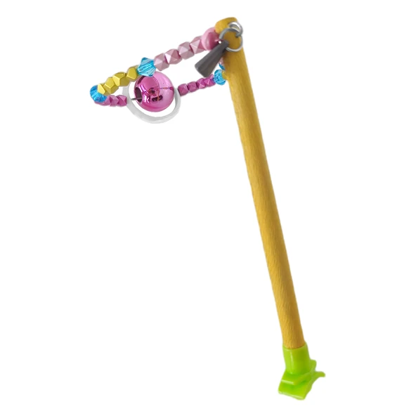 Markapet Tünekli Döner Toplu Kuş Oyuncağı 10 cm-16 cm Sarı - 2