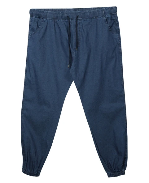 Erkek Büyük Beden 100 Kilo-180 Kilo Arası İçin Uygun Likralı Jogger Kot Pantolon - 6