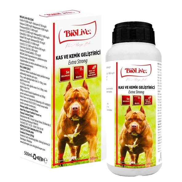 Biolive Kas ve Kemik Geliştirici+Biotin+Selenium 500ml ürün görseli