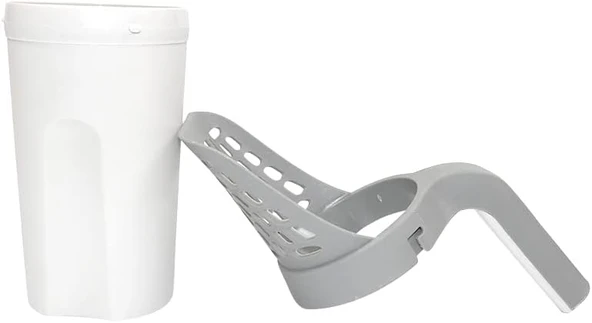 Hazneli kedi kumu küreği,çöp poşetli kedi kumu küreği,yenis nesil kedi kumu küreği,çöp poşetli ve hazneli - Resim 9