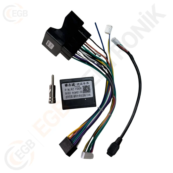 OTO TABLET ÇERÇEVE FORD MONDEO/CMAX 2007 9" SİYAH TAC-269 - Resim 3