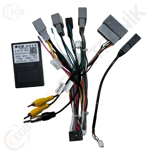 OTO TABLET ÇERÇEVE HONDA CITY 2020+ 9" PIANO BLACK TAC-059 - Resim 3