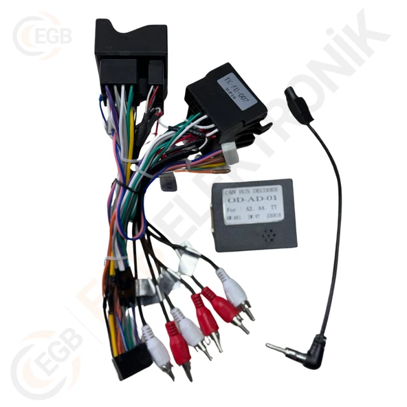 OTO TABLET ÇERÇEVE AUDI TT 2000+ 9" SİYAH TAC-003 - Resim 3