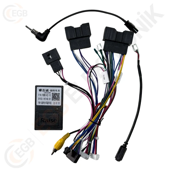 OTO TABLET ÇERÇEVE FORD MONDEO 2013+ 9" SİYAH TAC-039 - Resim 3