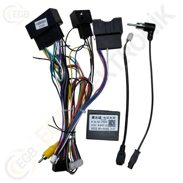 OTO TABLET ÇERÇEVE FORD ECOSPORT 2013-2017 9" SİYAH TAC-047 - 3