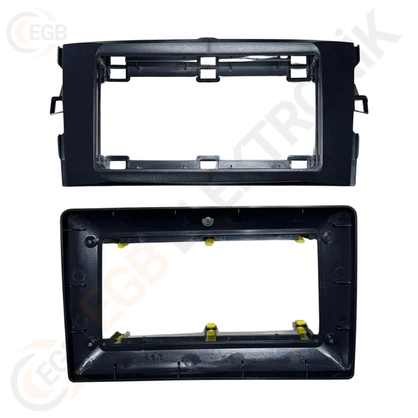OTO TABLET ÇERÇEVE TOYOTA AURIS 2011+ 10.1" SİYAH TAC-210