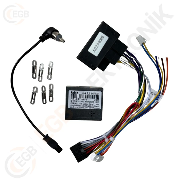 OTO TABLET ÇERÇEVE VW CADDY 2005-2010 10.1' SİYAH TAC-334 - Resim 3