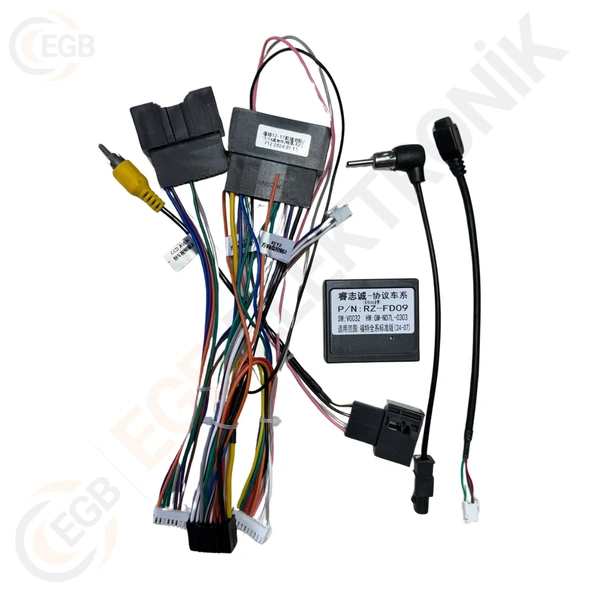 FORD COURIER (YÜKSEK PAKET ARAÇLAR İÇİN) 2021+ 9.7" SİYAH TAC-261 (TESLA) - Resim 4