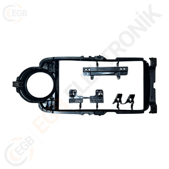 OTO TABLET ÇERÇEVE TOYOTA YARIS 2012-2018 9" SİYAH TAC-186 - Resim 2