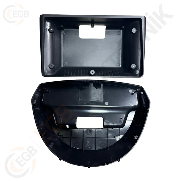 OTO TABLET ÇERÇEVE RENAULT CLIO 2 (DÜŞÜK PAKET) 2005-2014 9" SİYAH TAC-346
