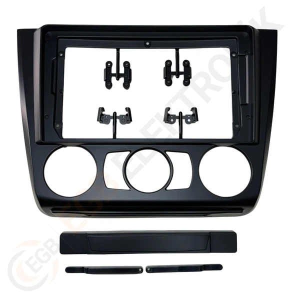 OTO TABLET ÇERÇEVE BMW 1 SERIES M/C E81-E82- E87-E88 2004-2012 9" SİYAH TAC-005