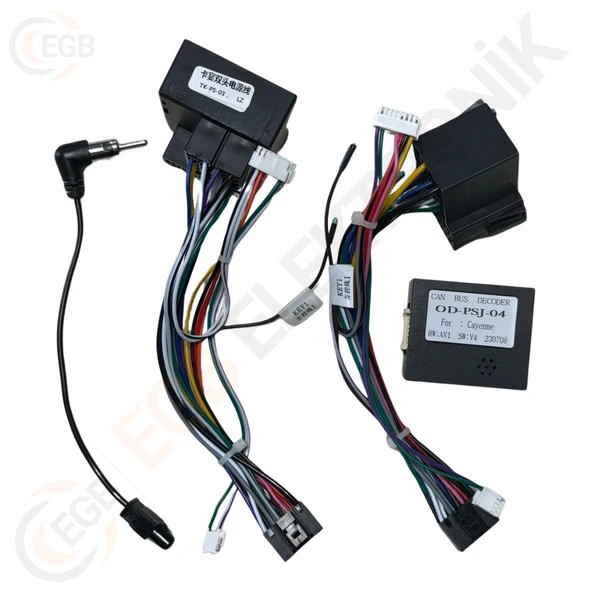 PORCHE CAYENNE 2009+ 9" PIANO BLACK TAC-164 - 3