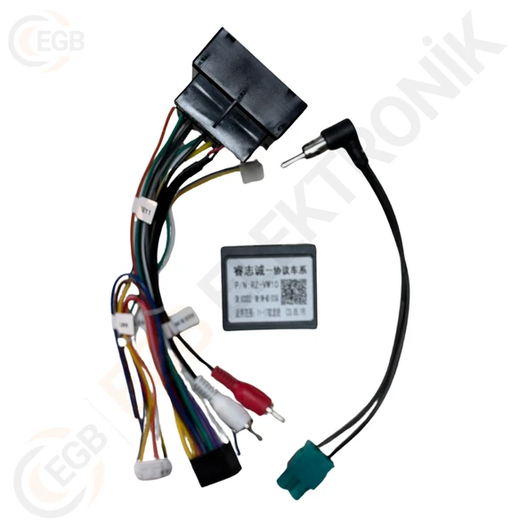 OTO TABLET ÇERÇEVE VW TOUAREG 2011-2017 9" PIANO BLACK TAC-200 - 3