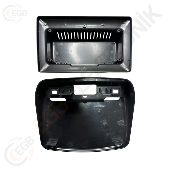 OTO TABLET ÇERÇEVE FIAT DOBLO 2002-2007 10.1' SİYAH TAC-329 - Resim 2