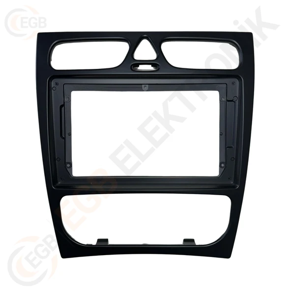 OTO TABLET ÇERÇEVE TAC-124 BENZ C CLASS (W203)/2002-2006 BENZ CLK-CLASS (W209) 2002-2004 9" SİYAH ürün görseli