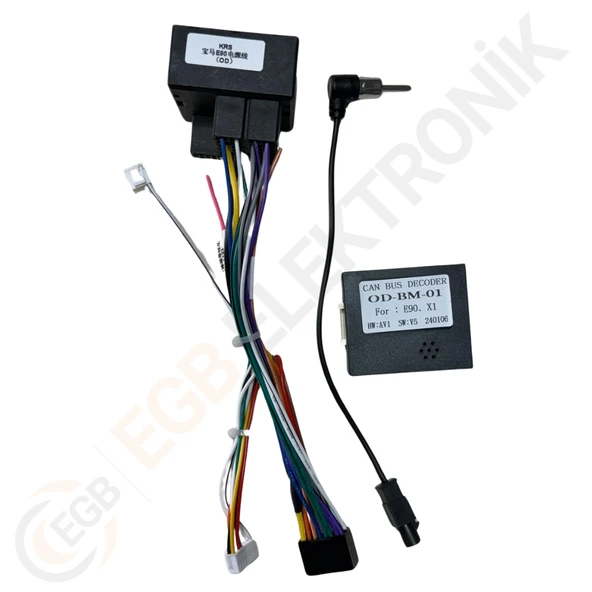 OTO TABLET ÇERÇEVE BMW 1 SERIES A/C E81- E82-E87-E88 2004-2012 9" SİYAH TAC-004 - Resim 3