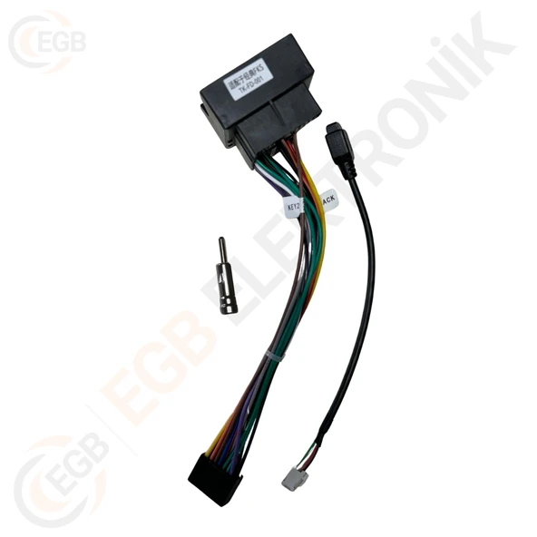 OTO TABLET ÇERÇEVE FORD FOCUS 1998-2005 9' SİYAH TAC-320 - 3