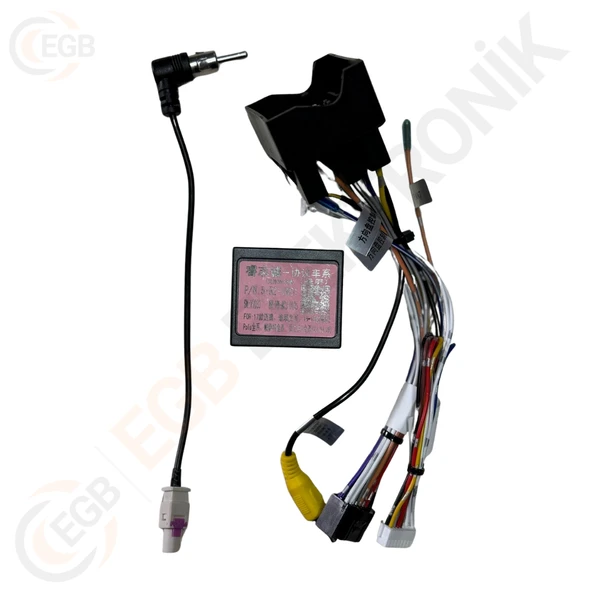 OTO TABLET ÇERÇEVE GOLF 7 2014-2018 9.7" PIANO BLACK TAC-217 - Resim 3