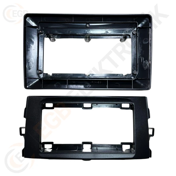 OTO TABLET ÇERÇEVE TOYOTA AURIS 2006-2011 10.1" SİYAH TAC-226
