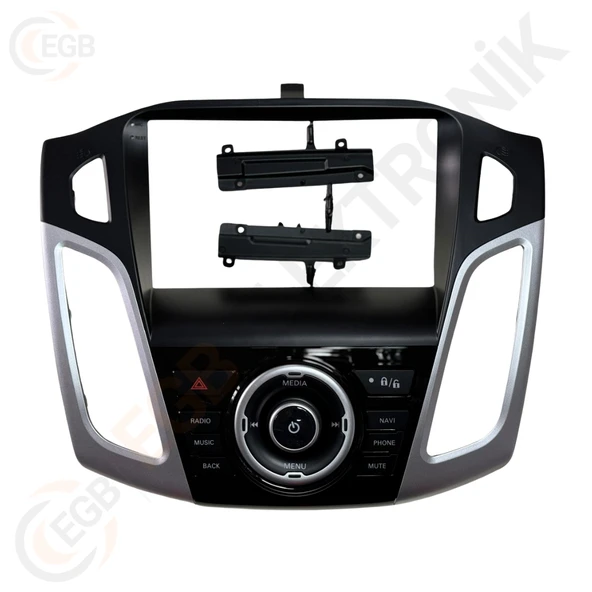 OTO TABLET ÇERÇEVE FORD FOCUS 4 2012-2017 9" SİYAH TAC-252 ürün görseli 1