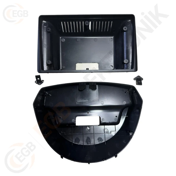 OTO TABLET ÇERÇEVE RENAULT CLIO 2 2005-2014 9" SİYAH TAC-349