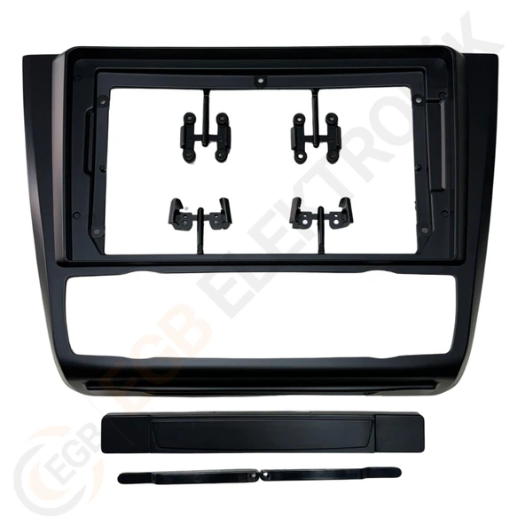 OTO TABLET ÇERÇEVE BMW 1 SERIES A/C E81- E82-E87-E88 2004-2012 9" SİYAH TAC-004 ürün görseli